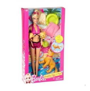 Barbie   Paddling Taffy & Pups: Toys & Games