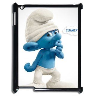 The Smurfs Lovely Classic Cartoon Custom DIY Fashion DIY Case Cover for ipad 3 Cell Phones & Accessories