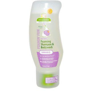 Babyganics Foamin' Fun Foaming Shampoo & Body Wash   Lavender   10.6 oz: Health & Personal Care