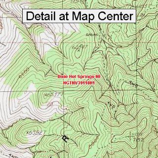 USGS Topographic Quadrangle Map   Dixie Hot Springs NE, Nevada (Folded/Waterproof) : Outdoor Recreation Topographic Maps : Sports & Outdoors