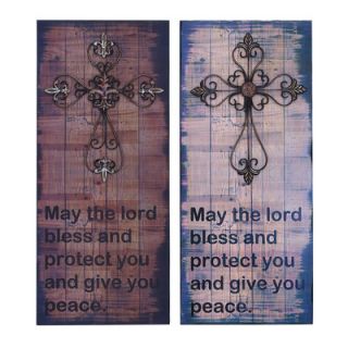 Woodland Imports Great Lords Blessing Wall Plaque (Set of 2)
