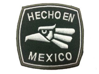 Hecho En Mexico Eagle Appliques Hat Cap Polo Backpack Clothing Jacket Shirt DIY Embroidered Iron On / Sew On Patch #2