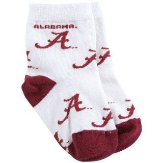 NCAA Alabama Crimson Tide Infant All Over Print Socks : Infant And Toddler Sports Fan Apparel : Sports & Outdoors