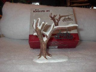 Enesco It's A Wonderful Life Park Sign Christmas Village Accessory   Holiday Figurines