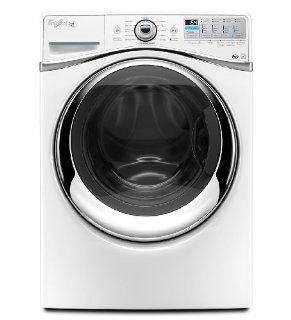 Whirlpool WFW96HEAW Duet 4.3 Cu. Ft. White Stackable With Steam Cycle Front Load Washer   Energy Star: Appliances