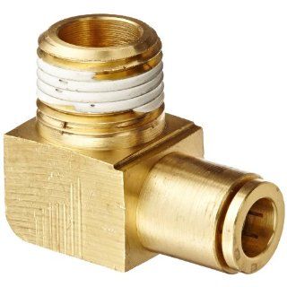 Eaton Weatherhead 1869X6X8 Brass CA360 D.O.T. Air Brake Tube Fitting, 90 Degree Elbow, 1/2" NPT Male x 3/8" Tube OD: Push To Connect Tube Fittings: Industrial & Scientific