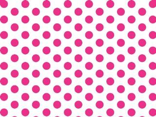Hot Pink & White Polka Dot Tissue Paper   20" x 30"   24 XL Sheets: Everything Else