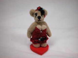 World of Miniature Bears 2" Cashmere Bear Dolly #724 Collectible Miniature Made by Hand: Toys & Games