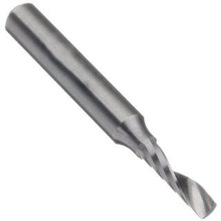 LMT Onsrud 63 726 Solid Carbide Upcut Spiral O Flute Cutting Tool, Inch, Uncoated (Bright) Finish, 21 Degree Helix, 1 Flute, 3.0000" Overall Length, 0.2500" Cutting Diameter, 0.2500" Shank Diameter Spiral Router Bits Industrial & Scien