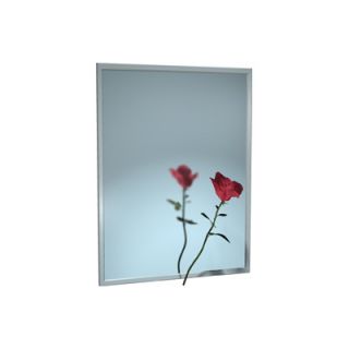 American Specialties Steel Chan Lok Angle Frame Mirror, 24 x 30