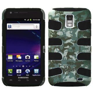 CASE XPRO Hybrid Design Camo Green/Black Snap On Protector Case for Samsung Galaxy S II / S2 Skyrocket   AT&T Model SGH i727 Only: Cell Phones & Accessories