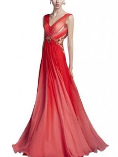 Kingmalls Women's V Neck Prom Dress Gowns at  Womens Clothing store: