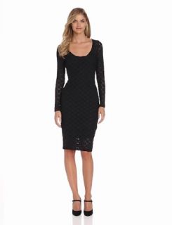 Tracy Reese Women's Sexy T Dress, Black, Petite at  Womens Clothing store: