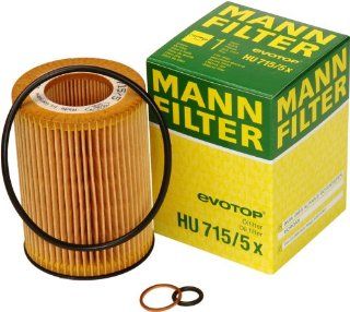 Mann Filter HU 715/5 X Metal Free Oil Filter: Automotive