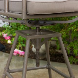 Home Loft Concept Albert Iron Pipe Outdoor Adjustable Barstool