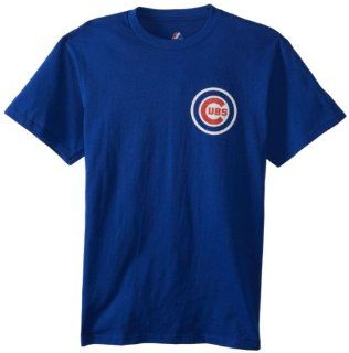 MLB Majestic Ryne Sandberg Chicago Cubs Cooperstown Collection Player T Shirt   Royal Blue : Sports & Outdoors