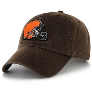 47 BRAND Mens Cleveland Browns Clean Up Adjustable Hat   Size: Adjustable