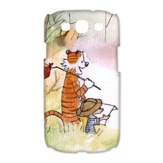 Custom Calvin and Hobbes 3D Cover Case for Samsung Galaxy S3 III i9300 LSM 739: Cell Phones & Accessories