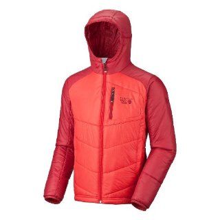 Mountain Hardwear Hooded Compressor PL Jacket   Men's Jackets SM Lava: Sports & Outdoors