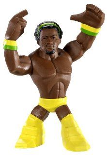 Mattel WWE Rumblers Mini Figure Kofi Kingston: Toys & Games