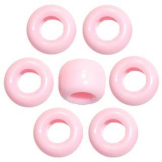 720 Pink Opaque Pony Beads: Toys & Games