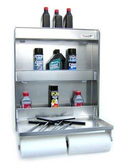 Aluminum Work Station Storage Cabinet Trailer Shop Shelf Race Enclosed Trailer: Automotive