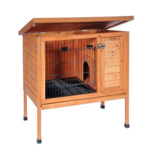 Rabbit Hutch with Water Bottle