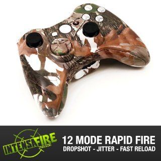 Xbox 360 Modded Controller Master Mod Rapid Fire Wireless Realtree Camouflage: Computers & Accessories