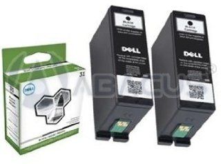 Genuine Dell Series 31 (V525W/V725W) Black Ink Cartridges: Office Products