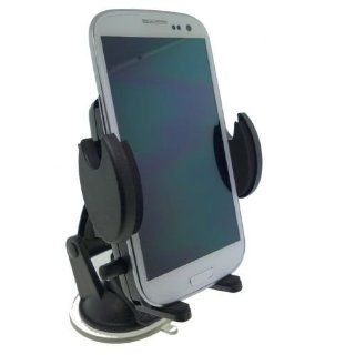 High Grade AT&T Samsung Galaxy S3 SGH I747 Mobile Phone Flexible Windshield Dash or Vent Mount Cradle Holder (accommodates all silicone skins and carrying cases) Cell Phones & Accessories