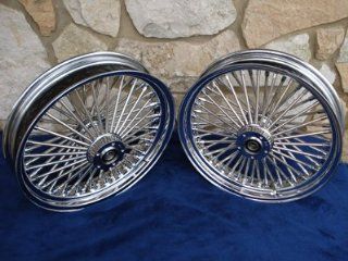 16X3.5" DNA MAMMOTH 52 SPOKE WHEEL SET FOR HARLEY HERITAGE FATBOY CLASSIC DELUXE 2000 07: Automotive