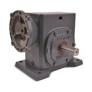 Boston Gear F732B40KB7J Right Angle Gearbox, NEMA 140TC Flange Input, Left Output, 401 Ratio, 3.25" Center Distance, 2.62 HP and 2944 in lbs Output Torque at 1750 RPM Mechanical Gearboxes