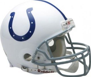 Indianapolis Colts Full Size Replica Unsigned Riddell Helmet: Everything Else