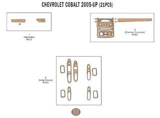 Chevrolet Cobalt Dash Trim Kit 05 up   21 pieces   Pink Carbon Fiber: Automotive