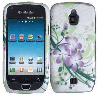 Green Lily Protector Hard Case Cover for Samsung Exhibit 4G T759: Cell Phones & Accessories