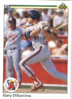 1990 Upper Deck # 761 Gary DiSarcina California Angels   MLB Baseball Trading Card: Sports Collectibles