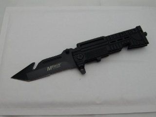 762 Rescue Black Tanto Gut Blade Folder Pocket Knife : Other Products : Everything Else