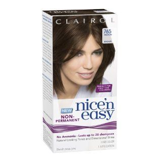 Clairol Nice 'N Easy Non Permanent Hair Color 765 Medium Brown 1 Kit : Chemical Hair Dyes : Beauty