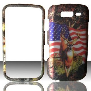2D Camo USA Flag Samsung Galaxy S Blaze 4G T769 T Mobile Case Cover Hard Phone Case Snap on Cover Rubberized Touch Faceplates: Cell Phones & Accessories