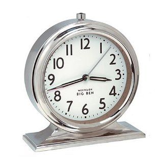 Big Ben 1931 Quartz Alarm Clock, White Dial   Travel Alarm Clocks