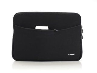 iPearl 13 inch Soft Neoprene Sleeve Case for MacBook & UltraBook laptop (built in external pocket)   BLACK: Computers & Accessories