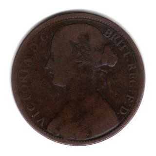 1862 UK Great Britain English Large Penny Coin KM#749.2: Everything Else