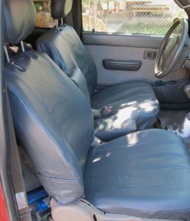 Exact Seat Covers, T772 L8, 1995 2000 Toyota Tacoma 60/40 Split Bench Custom Seat Covers, Gray Leatherette Automotive