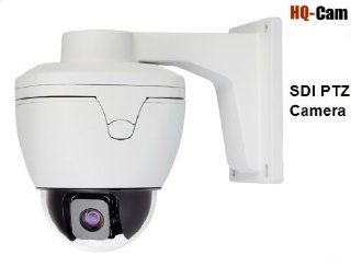 HQ Cam HD SDI PTZ Camera 1080P 3 Megapixel 1/3" Sony Original Zoom 30 FPS Camera Built in 36x Zoom (3x optical, 12x digital) IP67 Weatherproof For CCTV Day & Night Home Security Camera Bracket Included : Dome Cameras : Camera & Photo