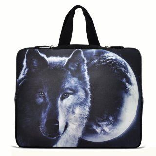 Wolf & Moon 13" 13.3" inch Notebook Laptop Case Sleeve Carrying bag with Hide Handle for Apple Macbook pro 13 Air 13/ Samsung 900X3 530 535U3/Dell XPS 13 Vostro 3360 inspiron 13/ ASUS UX32 UX31 U36 X35 /SONY SD4/ThinkPad X1 L330 E330 Compute