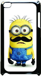 Minion Mustache   Dispicable Me   Apple iPod Touch 4 Black Case   Itouch 4th Generation   Affordable Gift  Players & Accessories