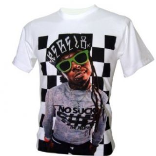 Lectro Men's LIL Wayne Weezy Carter Rapper T Shirt V4: Music Fan T Shirts: Clothing
