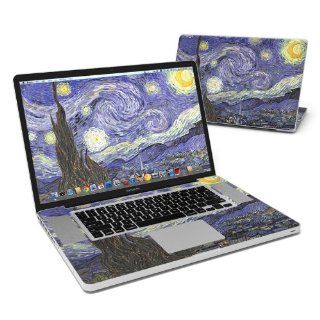 Van Gogh   Starry Night Design Protector Skin Decal Sticker for Apple MacBook Pro 17 inch (Unibody   NO Seperate Touchpad Button) release in Jan 2008: Computers & Accessories