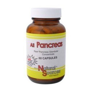 Natural Sources   All Pancreas, 350 mg, 60 capsules Health & Personal Care
