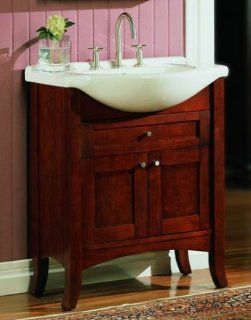 Shaker Eurotop Bath Vanity   Fairmont Designs Bathroom Vanity 125 EU26: 26" W x 12" D x 34" H    